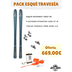Pack de esquí Movement Crest 80